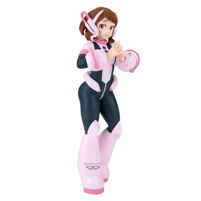 Figura banpresto my hero academia glitter&glamours ochaco uraraka & momo yaoyorozu - (a:ochaco uraraka) 23cm