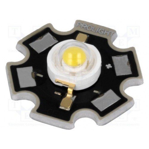 Diodo LED Potencia 3W Star 4500-5850K Blanco 130º