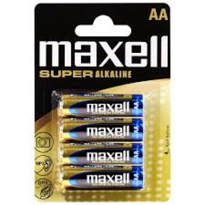 MAXELL ALKALINE SUPER LR-6 AA 4DB