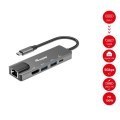 DOCKING USB-C EQUIP 133489 A 1xHDMI 4K 1xUSB-C PD 100W 2xUSB-A 5GB/S 1xGb RJ45