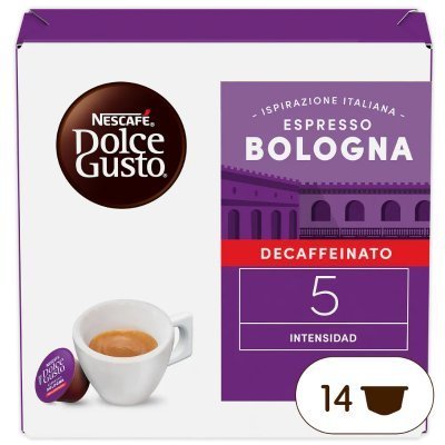 CAJA 3 PAQ. 14CAP. ESPRESSO BOLOGNA DESCAF. 12593758