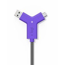 Logitech switch transmisor y receptor de señales AV negro violeta