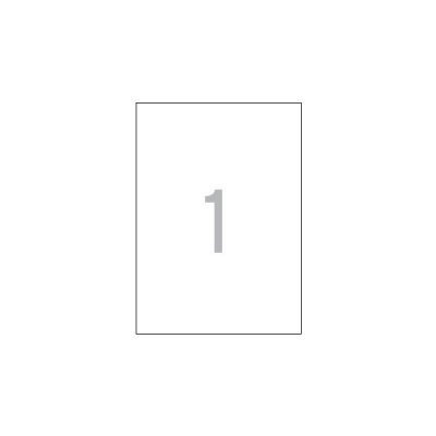 Apli Etiquetas - Permanentes - 210 x 297 mm - Inkjet, laser, fotocopiadora - Color blanco - Pack 500 etiquetas