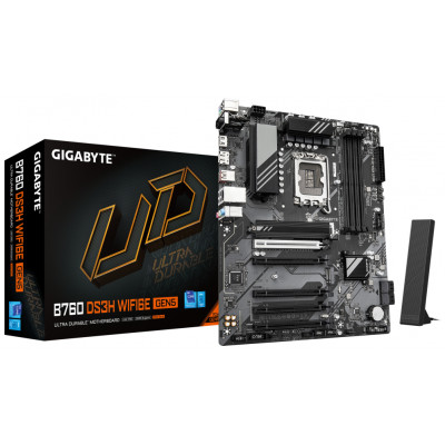 PLACA BASE GIGABYTE B760 DS3H WIF6E GEN5 1700 AX ATX 4XDDR5