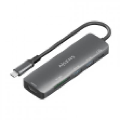 USB-C DOCK AISENS 6 EN 1 USB-C A HDMI 2XUSB-A USB-C PD 100W SD MICRO SD