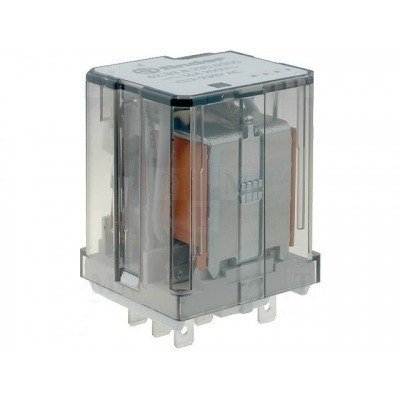 RELE FINDER 12Vdc 3Ctos con Pulsador de Prueba 16A/250Vac 62339012.4040