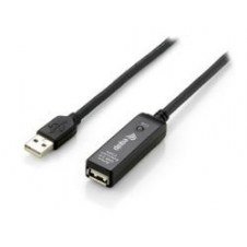 Cable Equip Usb-a/m A Usb-a/h 10m Negro