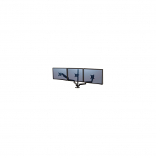 Soporte monitor Fellowes Abrazadera Atornillado Negro 8042601