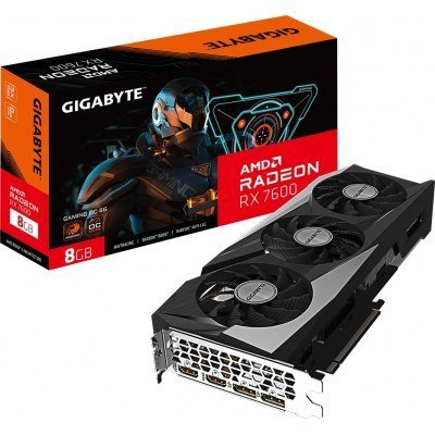 Tarjeta Gráfica Gigabyte Radeon RX 7600 OC 8GB GDDR6