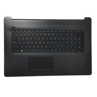 Top case + Teclado compatible para portátil HP 17-BS / 17-BY Negro brillo Intro horizontal L22750-071