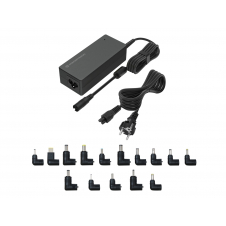 Conceptronic OZUL08B15 adaptador e inversor de corriente Interior 90 W Negro