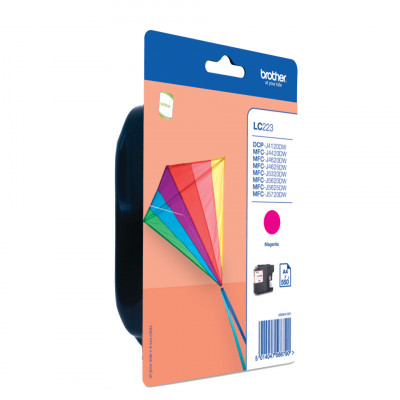Brother Cartucho LC223MBP Magenta DCP4120DW 550 p.