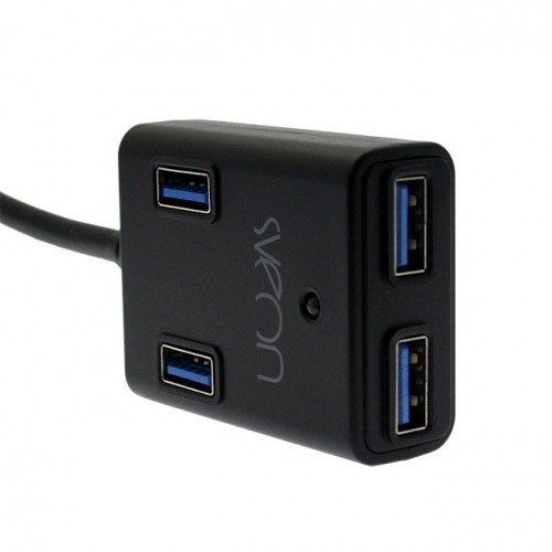 Sveon ub USB 3.0 4 puertos con adaptador de corriente