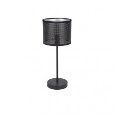 Sobremesa Anastasia 1xe14 Negro/negro-plata 42,5x17x17 Cm