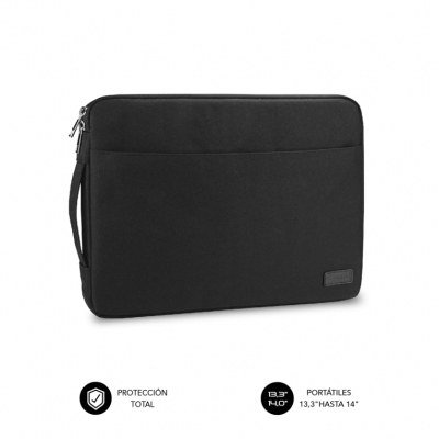 FUNDA PORTATIL SUBBLIM URBAN LAPTOP SLEEVE 13,3-14 BLACK