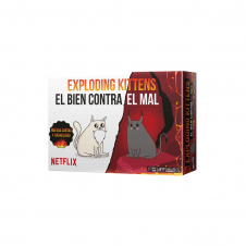 Asmodee Exploding Kittens EKIEK12ES juego de tablero Exploding Kittens El bien contra el mal 15 min Juego De Cartas Partido