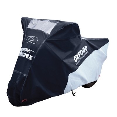 Funda de proteccion para motocicletas con bolsillo frontal T.L (183cm) Oxford OF924 CV503