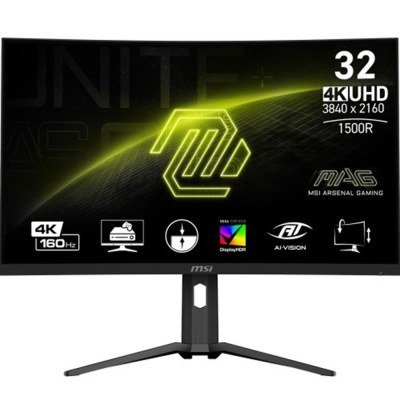 Monitor curvo gaming msi mag 321cup 32pulgadas 4k uhd 160hz