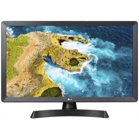 Televisión LED monitor LG 24TQ510SPZ, 24 pulgadas, HD Ready, Smart TV, WiFi, negro