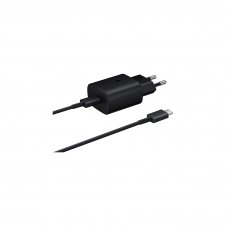 SAMSUNG CARGADOR 25W CON CABLE USB-C NEGRO EP-TA800XBEGWW