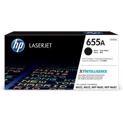HP CF450A Negro Cartucho de Toner Original - 655A