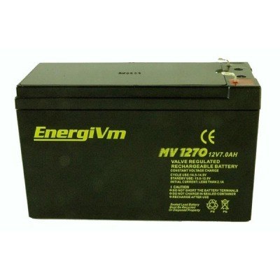 Bateria PLOMO 12V 7Ah AGM 151x65x101mm HQ ENERGIVM