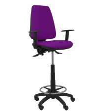 Piqueras y Crespo Taburete Elche S bali morado brazos regulables
