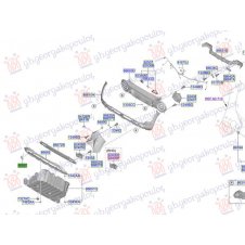 CUBIERTA DEL GANCHO DE REMOLQUE TRASERO (O)