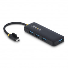 StarTech.com Hub USB-C de 4 Puertos - Ladrón USB Tipo C a 4 Puertos USB-A - Alimentado por el Bus - USB 3.0 de 5Gbps - Hub Portátil USB para Viajes