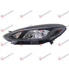FARO DELANTERO ELECTRICO CON LED DRL GRIS (HELLA)