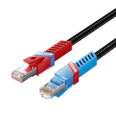 Vention Cable de Red SFTP RJ45 Cat.8 - 0.5m - Gaming - Color Negro