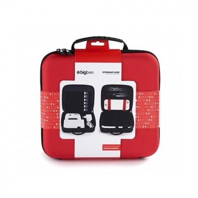 MALETIN NINTENDO SWITCH BIGBEN STORAGE CASE ROJO