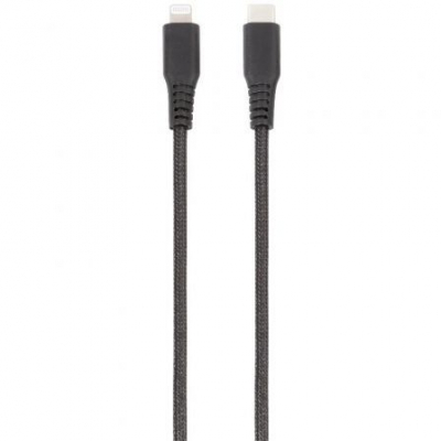 Cable Lightning Vivanco 61692/ Lightning Macho - USB Tipo-C Macho/ 1.5m/ Negro