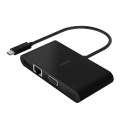 DOCKING USB-C BELKIN AVC004BTBK A 1x HDMI 4K 1xVGA 1xUSB-A 3.0 1x1Gb RJ45 1xUSB-C PD 100W COLOR NEGRO