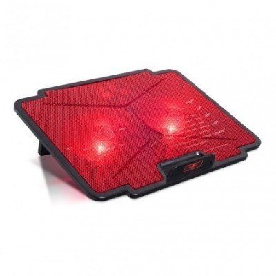 Soporte Refrigerante Spirit of Gamer Airblade 100 Rojo para Portátiles hasta 15.6/ Iluminación LED