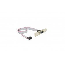 DeLOCK cable de serie, 9 pin serial Hembra, RS-232 Hembra 0,25 m