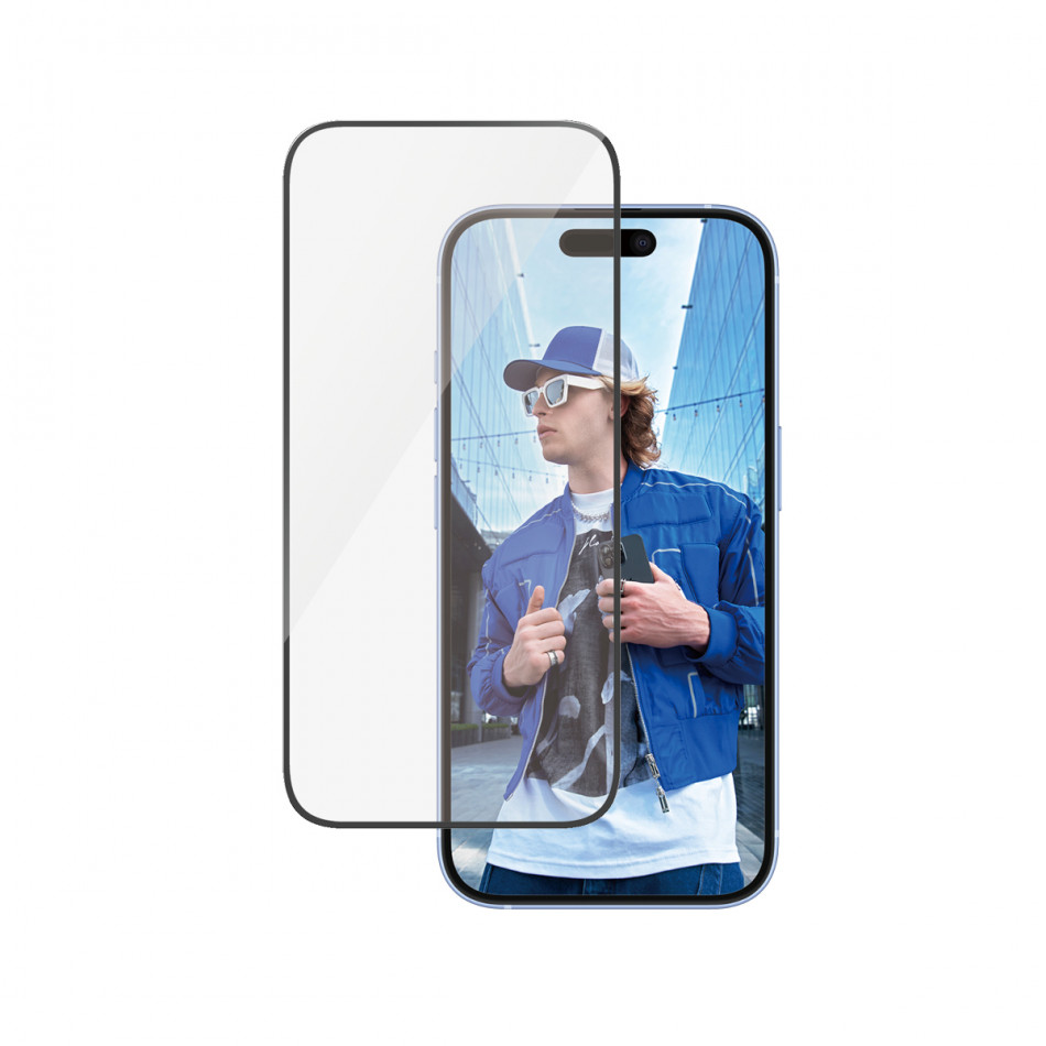 Screen Protector iPhone 16 | 15 | Ultra-Wide Fit Protector de pantalla Apple 1 pieza(s)