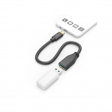 Hama 00201605 cable USB USB 3.2 Gen 1 (3.1 Gen 1) 0,15 m USB C USB A Negro