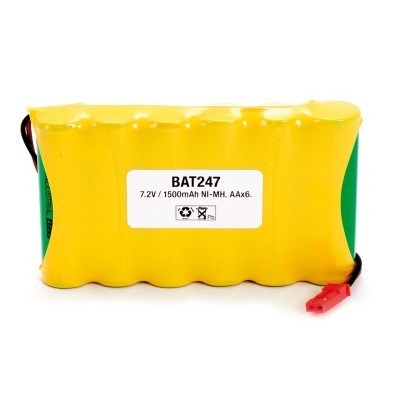 Bateria NI-MH 7,2Vdc 2000mA AAx6 C/Conector EH2000WAA6