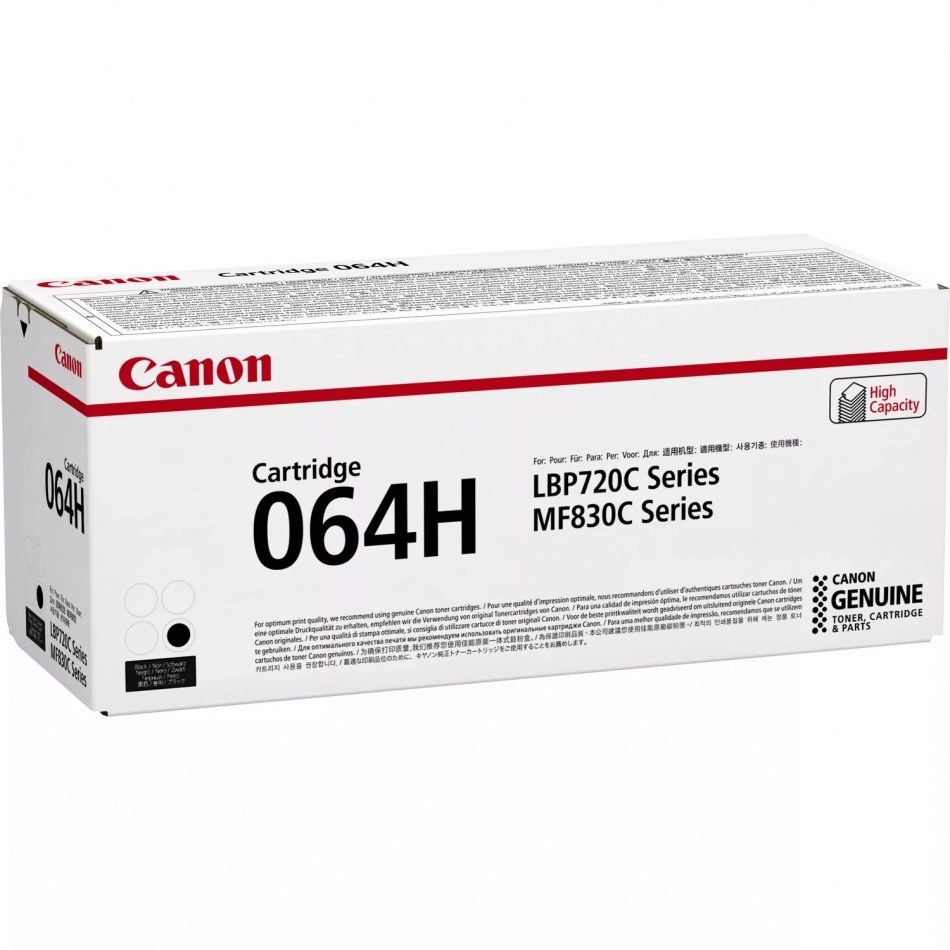 Canon 064H Negro Cartucho de Toner Original - 4938C001