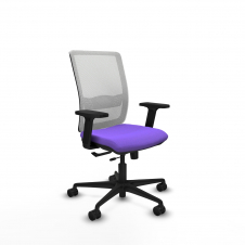 Piqueras y Crespo Haches traslack malla blanca bali lila brazos 2D base nailon ruedas 65mm nailon