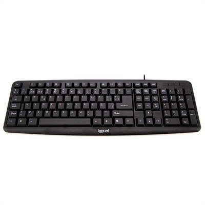 iggual Teclado estándar CK-BASIC-105T negro