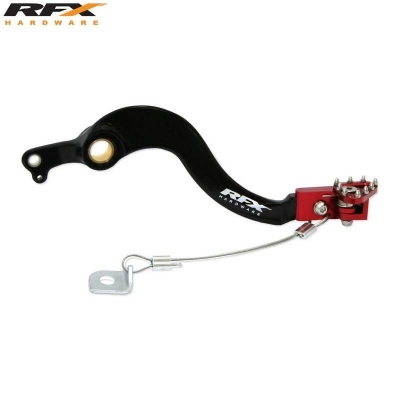 Pedal de freno trasero RFX Pro FT (negro/rojo) - Honda CRF250 FXRB1070099RD