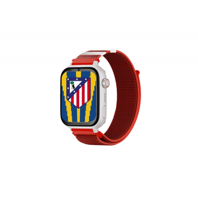 Savefamily Reloj Inteligente Infantil Savewatch Plus Edicion Atletico de Madrid con GPS y Llamada - Correa Tela Roja