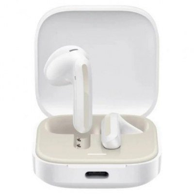 Auriculares Bluetooth Xiaomi Redmi Buds 6 Active con estuche de carga/ Autonomía 6h/ Blanco