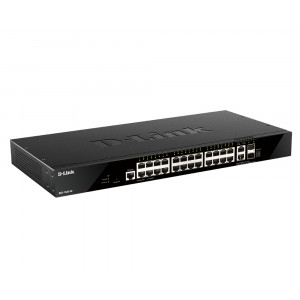 Switch Gestionable D-Link DGS-1520-28/E 24 Puertos/ RJ-45 10/100/1000/ SFP