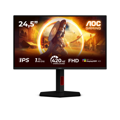 G4 25G4KUR pantalla para PC 62,2 cm (24.5) 1920 x 1080 Pixeles Full HD LED Negro, Rojo