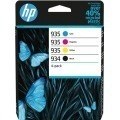 HP 934 + 935 Pack de 4 Cartuchos de Tinta Originales - 6ZC72AE