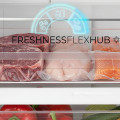Frigorífico combi Cecotec 377 Inox A, 200 x 59.5 x 67.4 cm, clase A, 377 litros, CoolMatrix, FreshnessFlex, control de humedad, inox - imagen 6