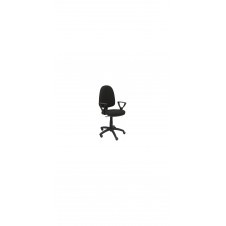 SILLA AYNA BALI BRAZOS FIJOS RUEDAS DE PARQUET NEGRO 04CPBALI840BGOLFRP